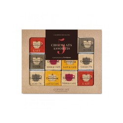 Assortiment de  36  napolitains - CAFE TASSE 