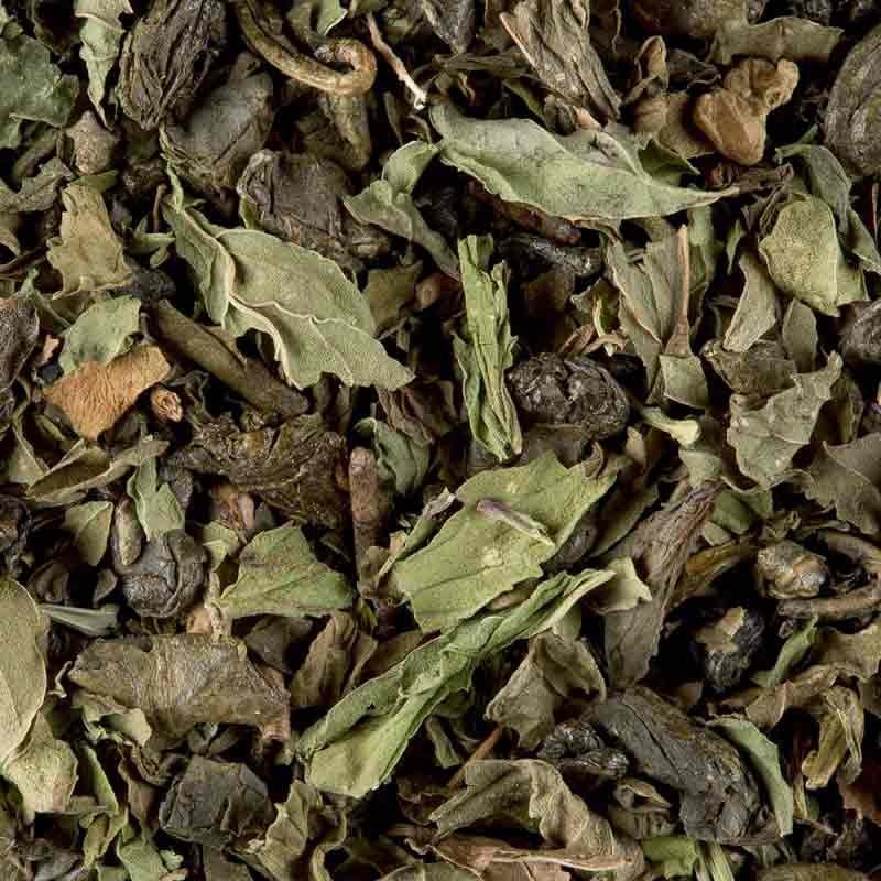 Thé vert à la menthe