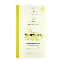 Tablette de chocolat gingembre Dolfin