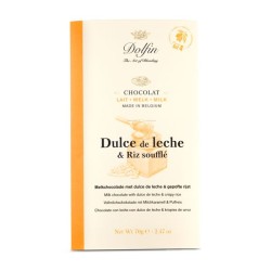 Dulce de leche & riz soufflé