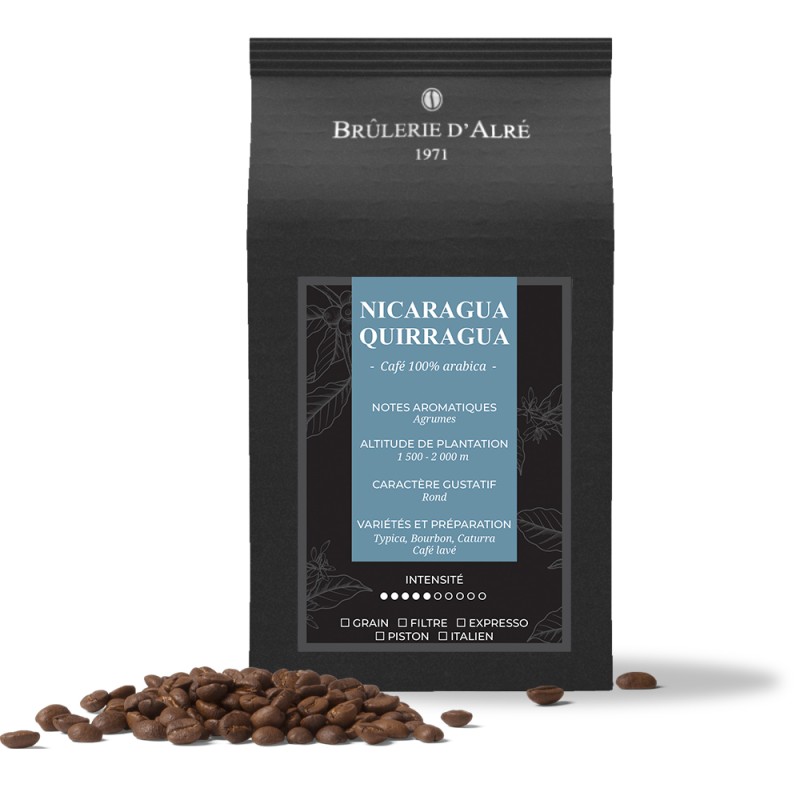 Café Nicaragua Quirragua en grain