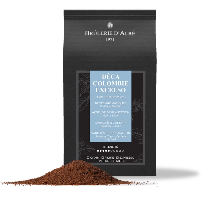 Café Déca Colombie Excelso moulu