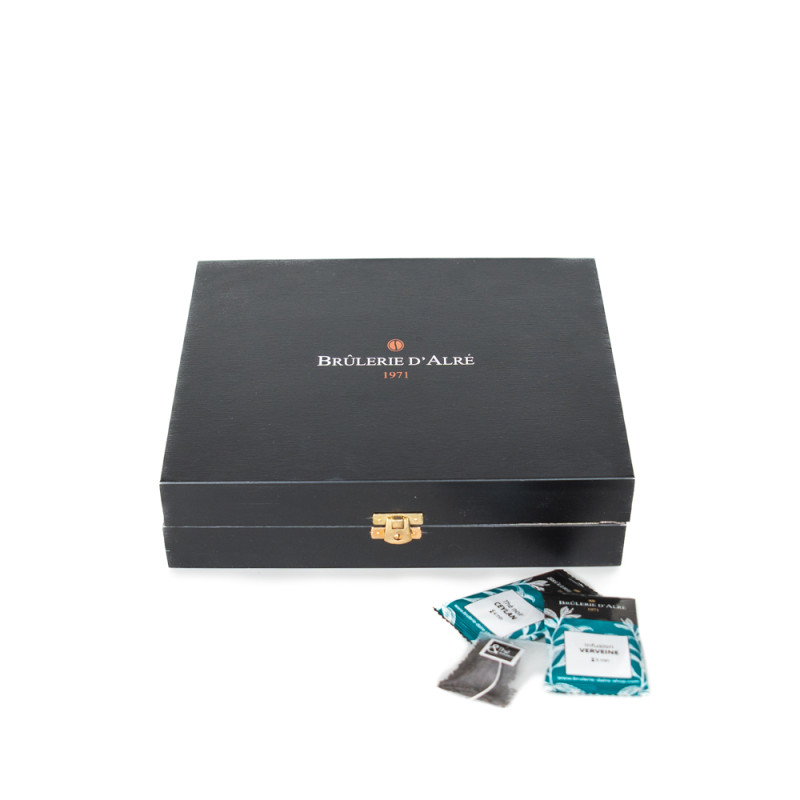Coffret de thé en bois