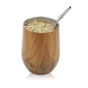Calebasse inox avec couvercle