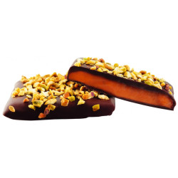 Caramel & chocolat noir et pistache