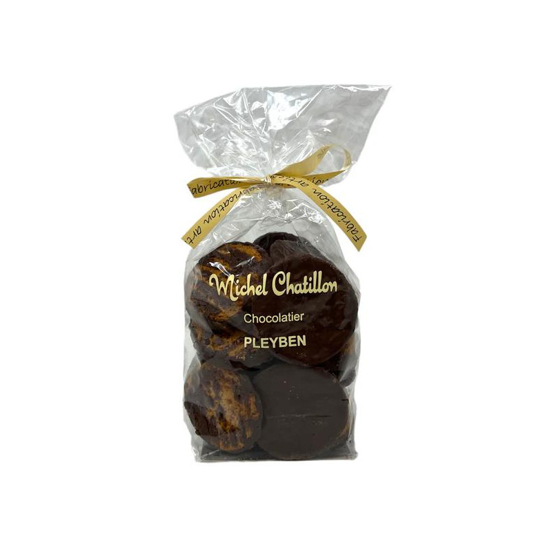 Galettes fines enrobées de chocolat