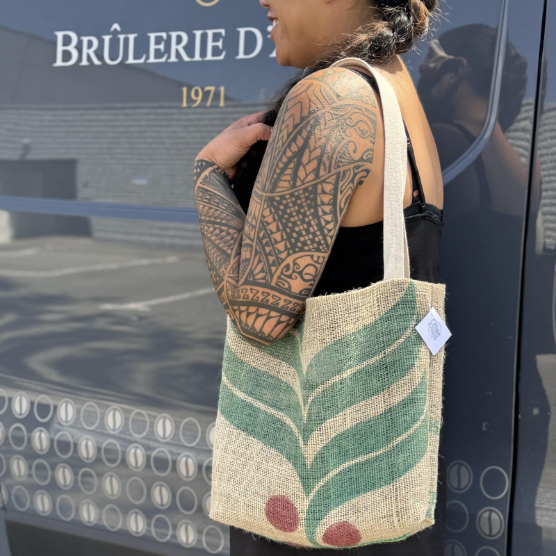 Sac à main en toile de jute